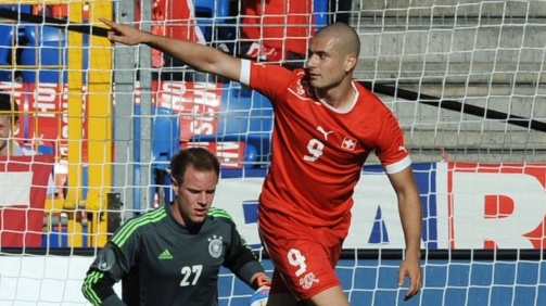 © imago / Eren Derdiyok erzielte 2012 einen Dreierpack für die Schweiz gegen Deutschland