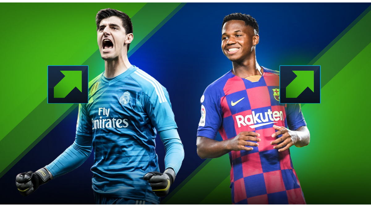 Market values LaLiga: Courtois rises and Fati is the world's most valuable U-18.