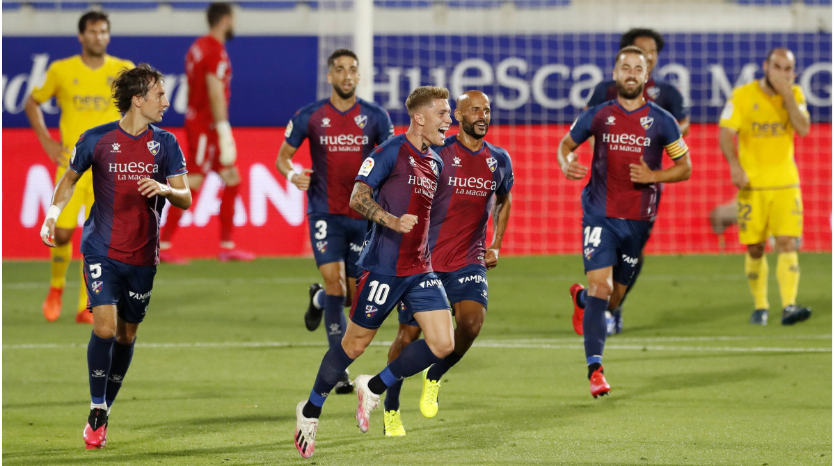 La SD Huesca pone fin a la racha del Alcorcón, mejor visitante del fútbol español