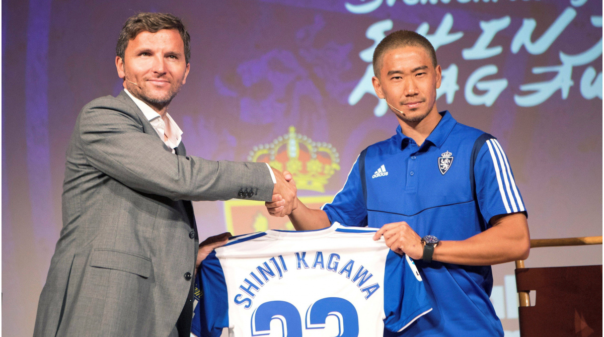 Shinji Kagawa: “Quiero ganar para jugar en Primera División con el Real Zaragoza”