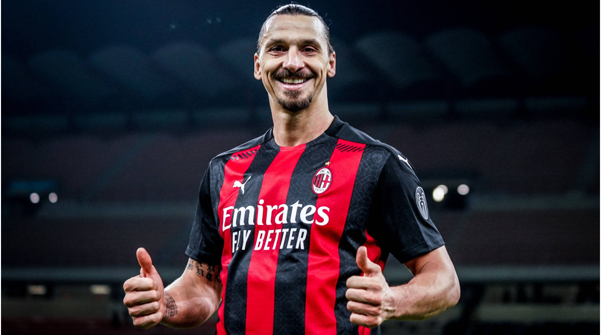 Ibrahimovic returns the lead to AC Milan with his goals 500 and 501.
