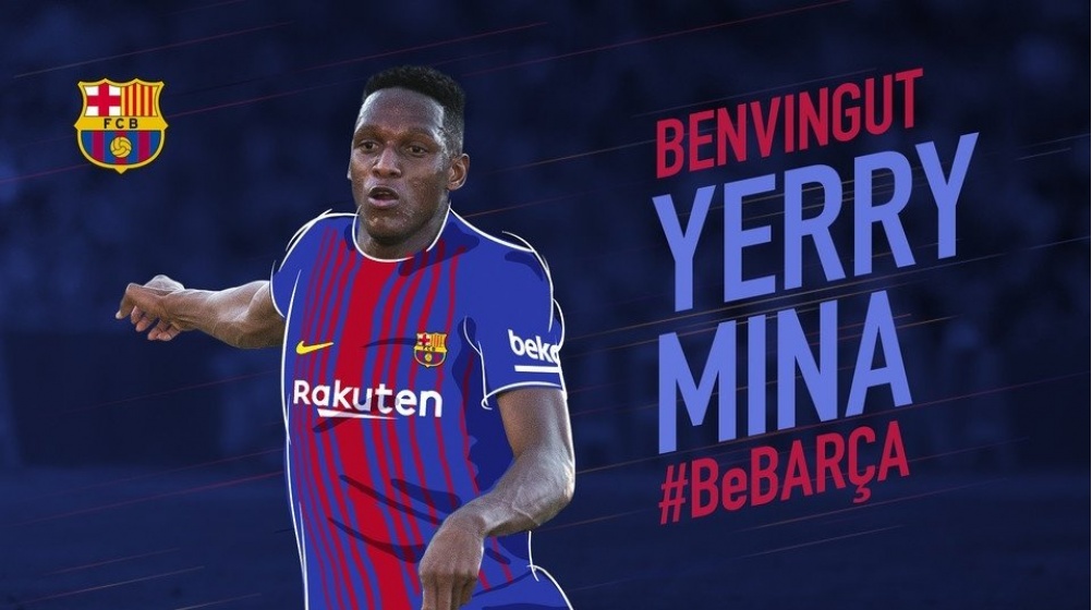 Barcellona: ufficiale l'acquisto del difensore Yerry Mina
