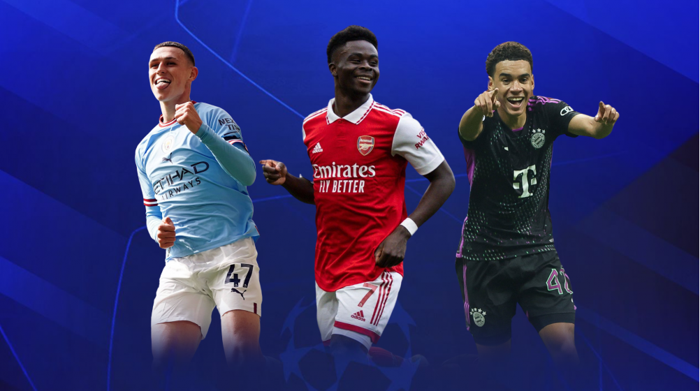 Which Champions League clubs have the most academy players? 