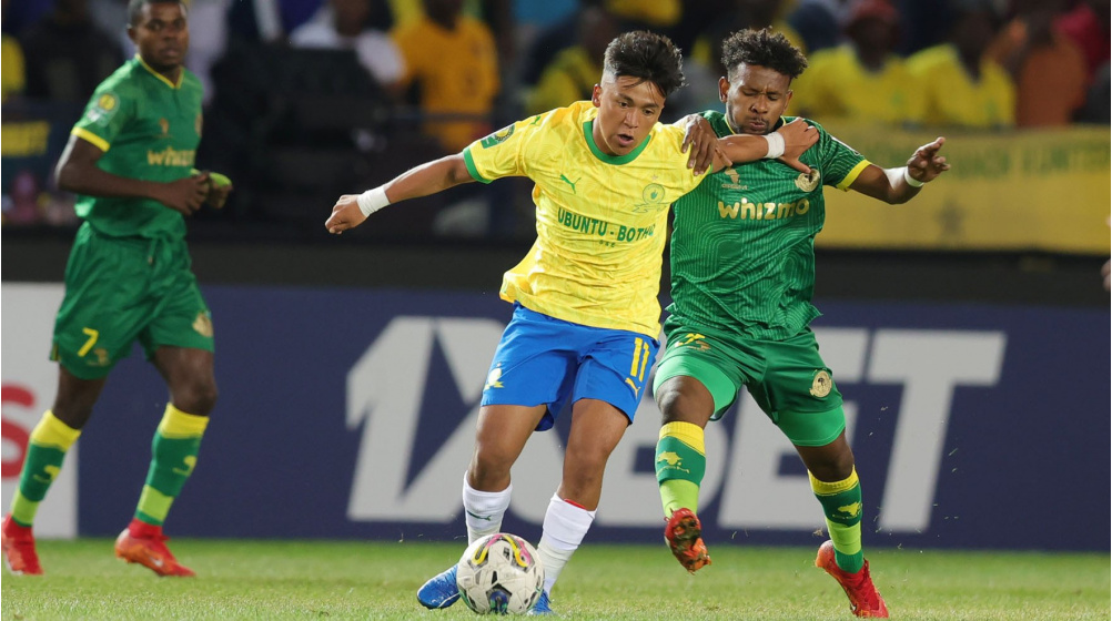 A controversial decision denied Young Africans SC a goal, Sundowns progress