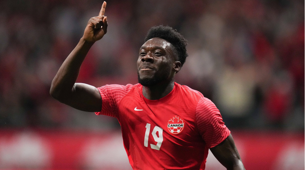 Alphonso Davies shines in attacking role for Canada - 
