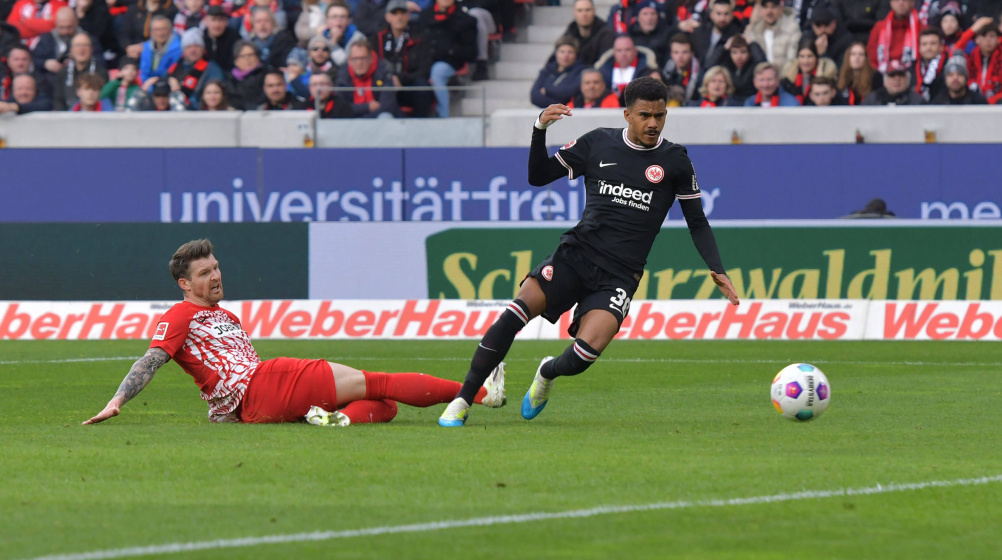Eintracht Frankfurt bringt drei Führungen beim SC Freiburg nicht über die Zeit