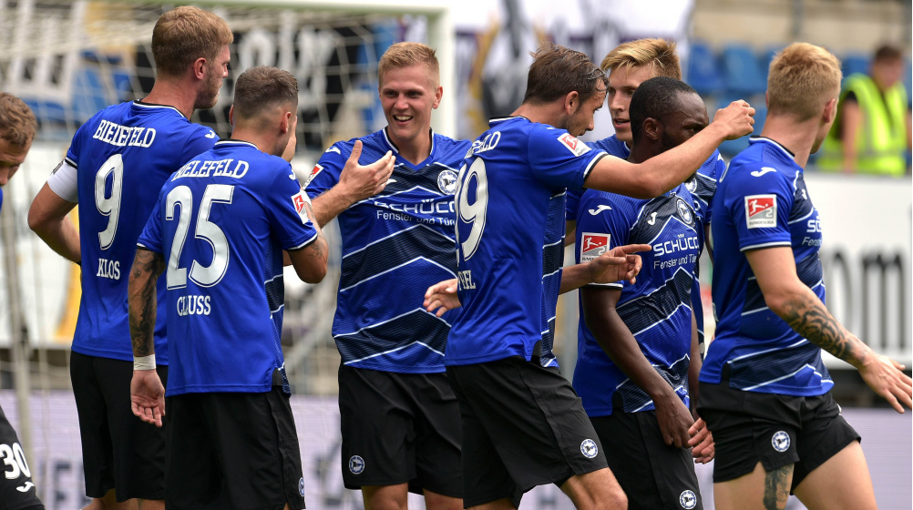 2. Liga: Arminia Bielefeld besiegt Hannover 96 und nutzt HSV-Patzer