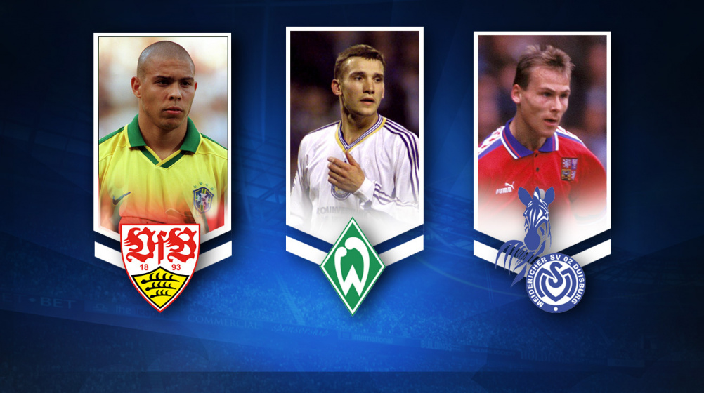 Ronaldo zum VfB Stuttgart, Shevchenko zu Werder bremen: Die größten Beinahe-Transfers