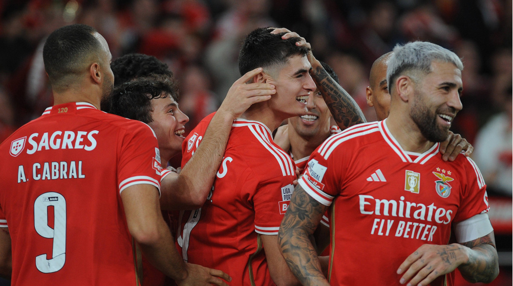 Benfica tem o 26.º plantel mais valioso do mundo. Sporting e FC Porto no top-40