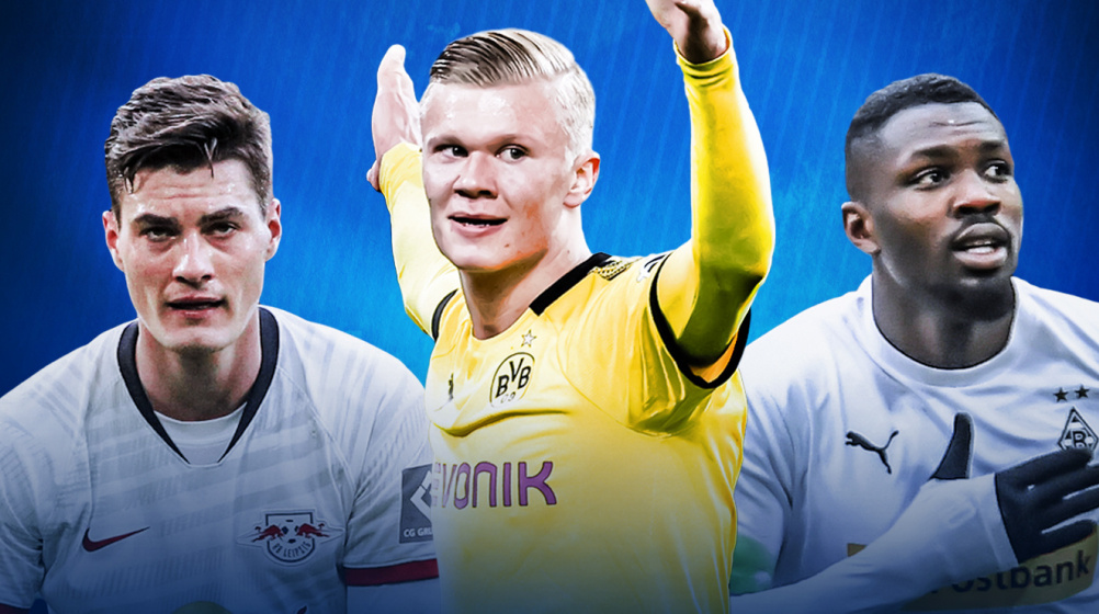 Meiste Tore von Bundesliga-Neuzugängen 2019/20: BVB-Youngster Haaland schon auf Rang 2