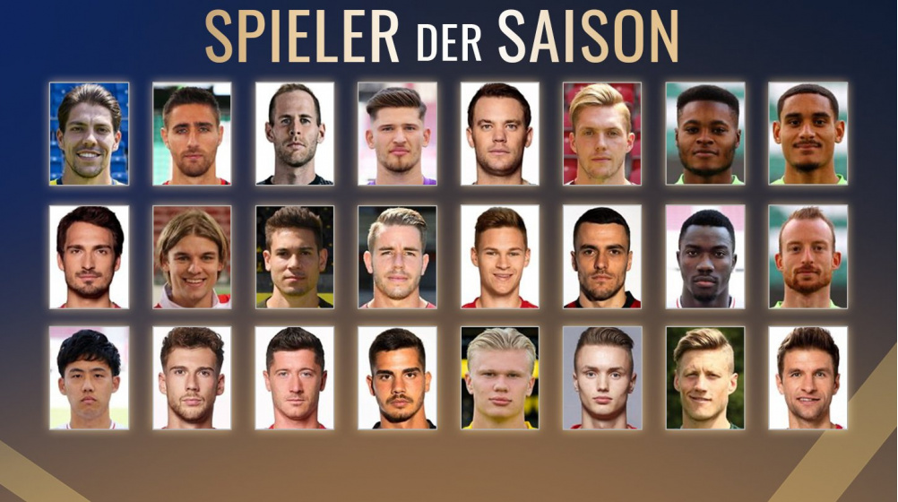 Wer folgt auf Lewandowski? Jetzt den Bundesliga-Spieler der Saison wählen