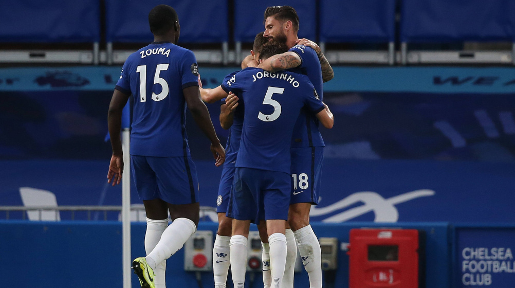 Giroud scores after Pulisic assist - Chelsea make big step towards Champions League