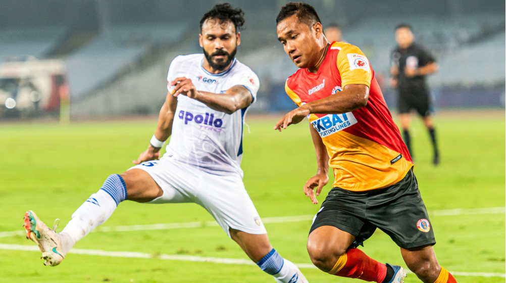 Chennaiyin FC edge East Bengal FC as both sides see players being sent off