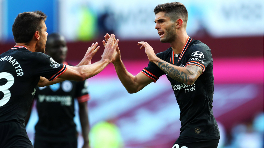 Thanks to Christian Pulisic - Chelsea come from behind to beat Aston Villa