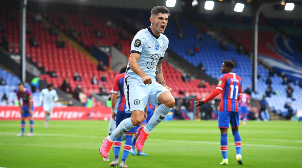 Pulisic shines for Chelsea - Blues with three big points against Crystal Palace
