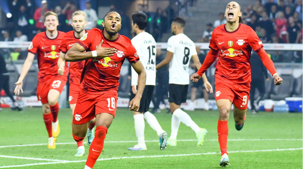 DFB-Pokal: RB Leipzig verteidigt gegen Eintracht Frankfurt Titel