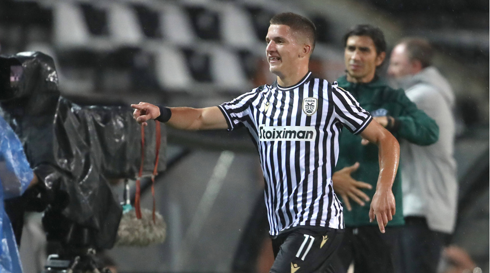 Club Brugge want PAOK's Tzolis - Most valuable Super League youngster
