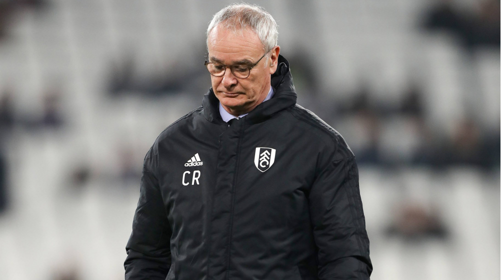 Fulham trennt sich nach 3 Monaten von Coach Ranieri: „Nicht allein verantwortlich“
