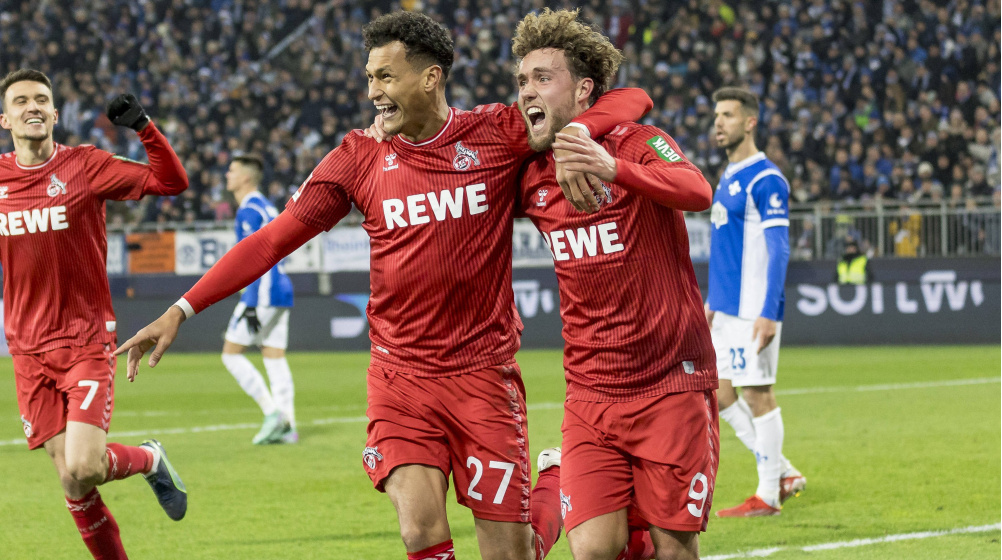 1. FC Köln: Davie Selke und Mark Uth bei Abstieg ablösefrei zu haben