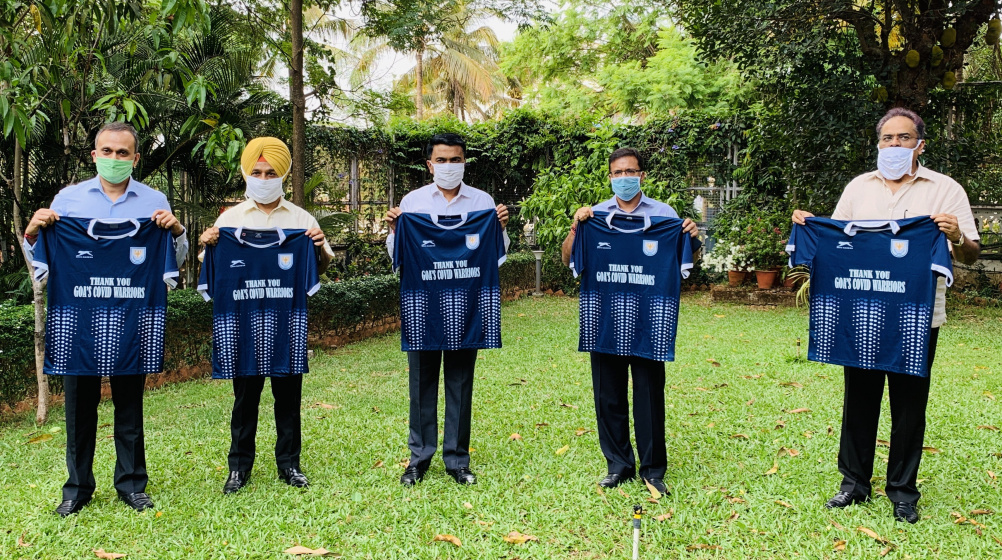 Dempo SC unveils new kit - To have “Thank You Goa’s Covid Warriors” written