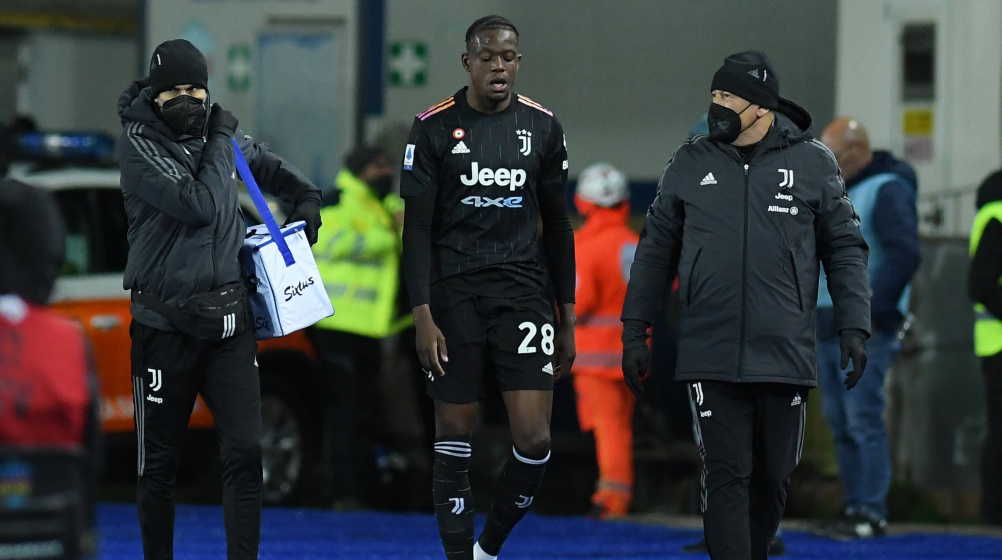 Sehnenverletzung im Oberschenkel: Juventus Turin einige Wochen ohne Neuzugang Zakaria 