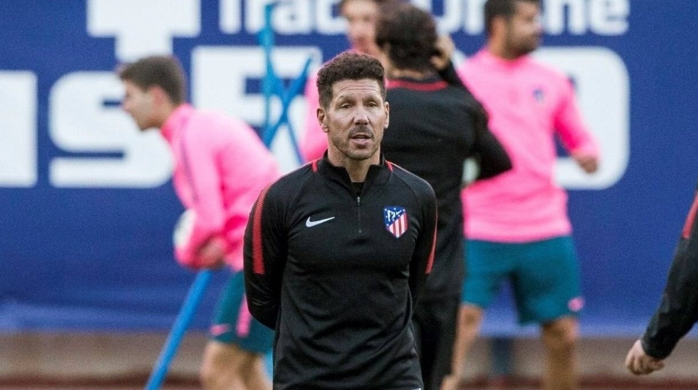 Atlético während der Länderspielpause: Coach Simeone trainiert mit 7 Mann