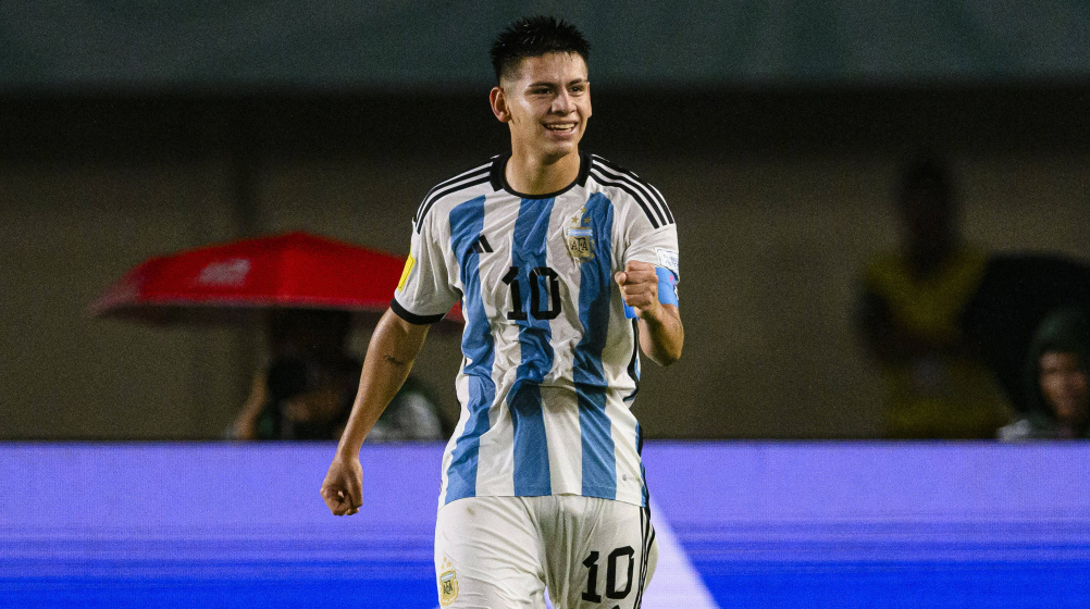 Manchester City holt Argentinien-Talent Echeverri – Bleibt noch ein Jahr bei River Plate
