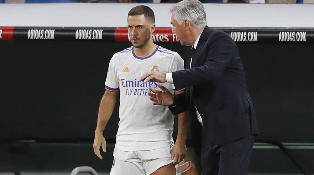 Just 17 games and no goals - Ancelotti rules out Hazard sale despite injury concerns at Madrid
