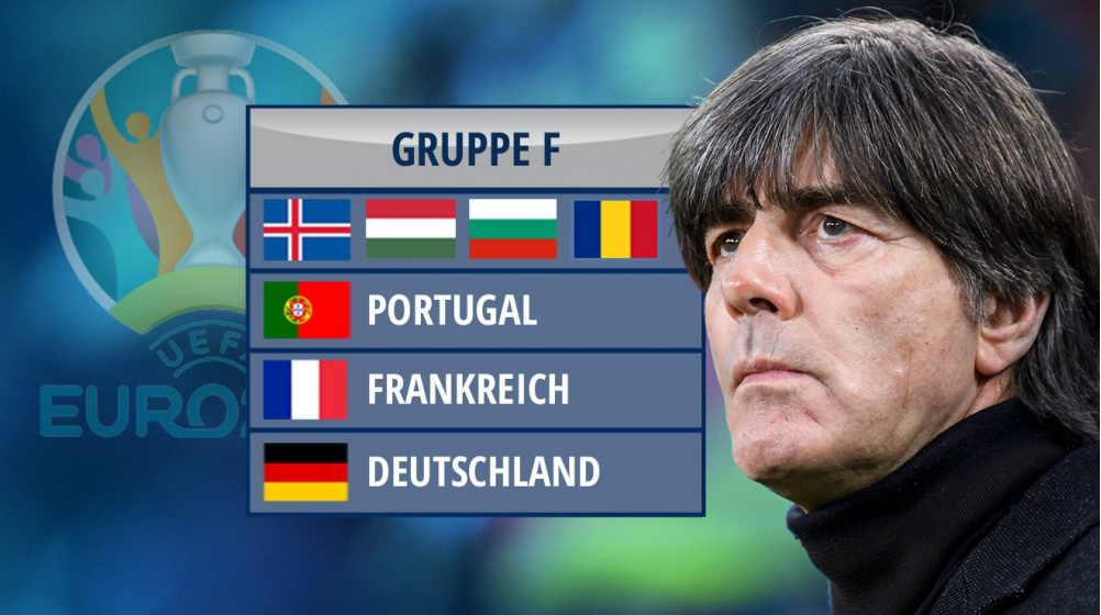 EM-Gruppen ausgelost: Deutschland in Hammergruppe mit Frankreich und Portugal