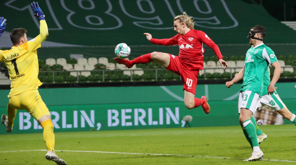DFB-Pokal: Forsberg wird zum Matchwinner in der Verlängerung: Leipzig zieht ins Finale ein
