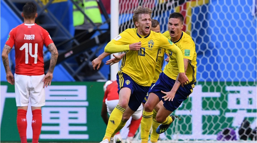 Forsberg schießt Schweden ins WM-Viertelfinale – 1:0 gegen die Schweiz
