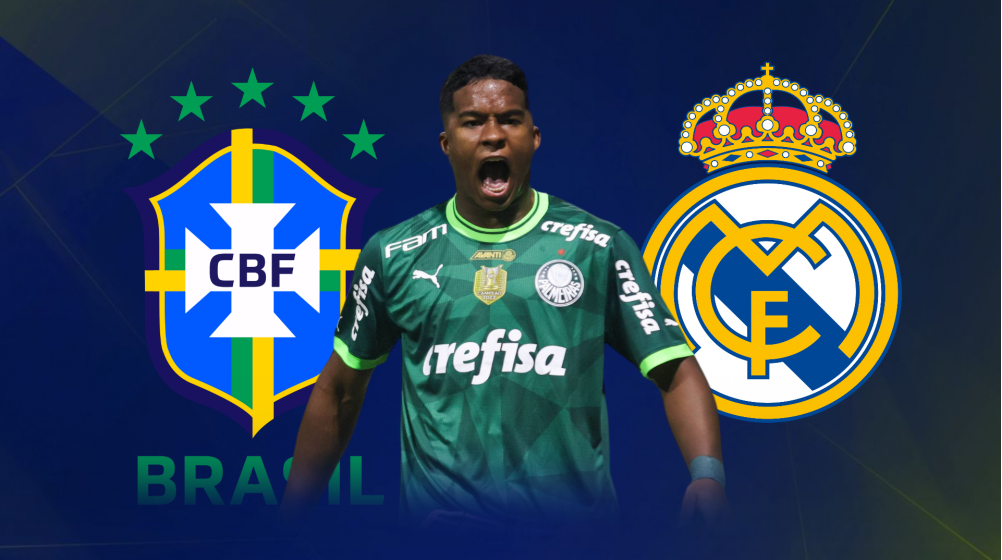 Wonderkid Endrick scoring every 45 mins for Brazil - Future Real Madrid star now worth €55m