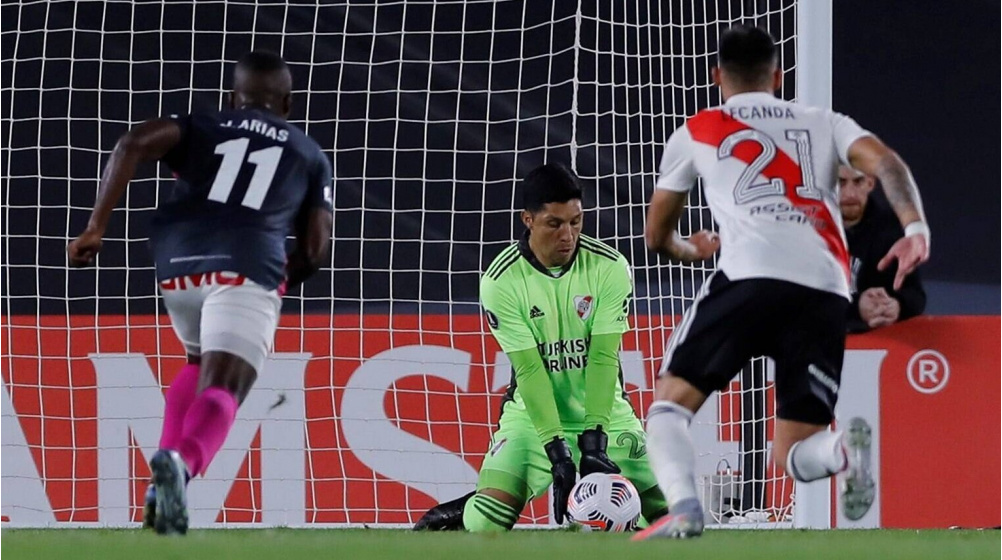 Mit Feldspieler Pérez im Tor: River Plate trotzt Corona-Umständen in der Copa Libertadores