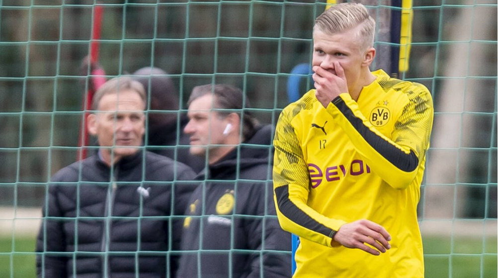 El Dortmund descarta fichar un delantero tras lesión de Erling Haaland