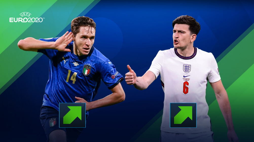 31 new EURO market values: Chiesa, Maguire & multiple Premier League players among winners