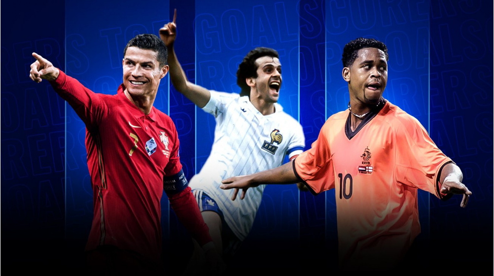 Topscorers aller tijden op EK: Ronaldo eerste speler ooit met meer dan 10 goals