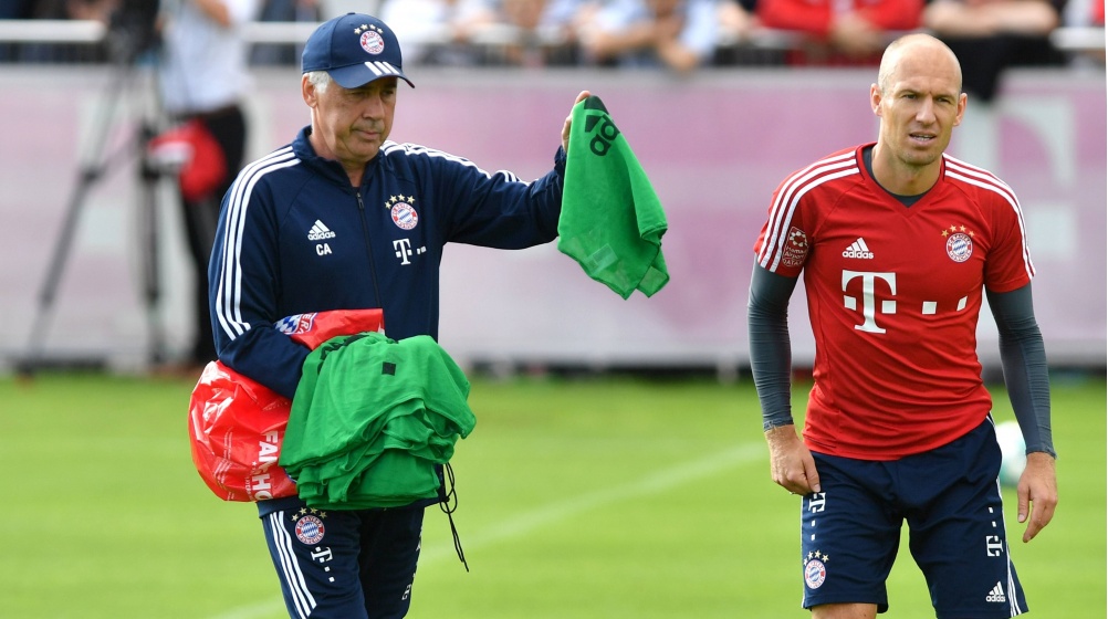 FC Bayern: Robben weist Kritik nach Ancelotti-Aus beim von sich: „Absoluter Blödsinn“