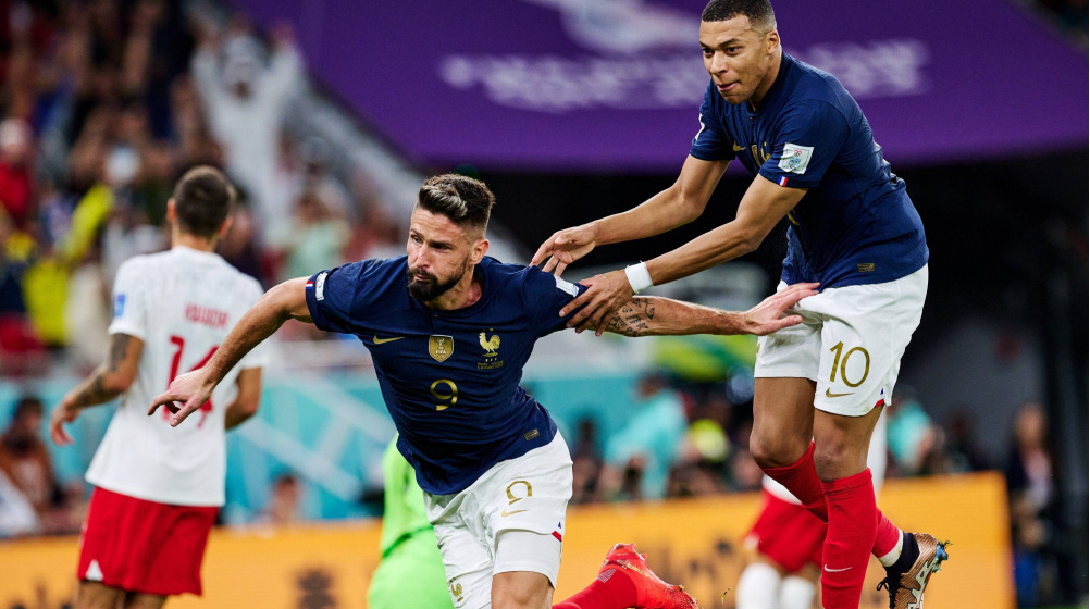 WM 2022: Frankreich besiegt Polen und steht im Viertelfinale