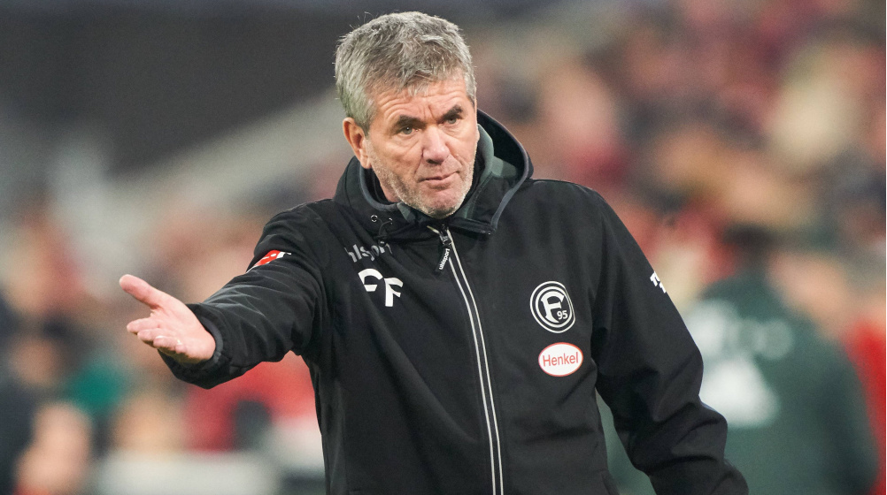 Fortuna Düsseldorf-Coach Funkel nach Kritik gelassen: „Lasse mir von niemandem reinreden“