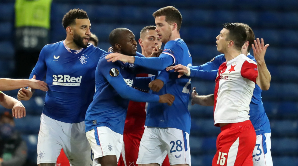 Glasgow Rangers: Kamara erneuert Rassismus-Vorwurf gegen Slavia – UEFA ermittelt
