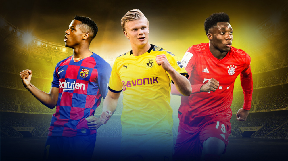 Including Sancho, Martinelli, Greenwood, Haaland and Davies: 100 Golden Boy nominees