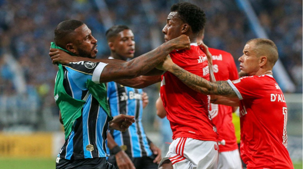 Copa Libertadores: Eight red cards in Porto Alegre derby between Grêmio and Internacional