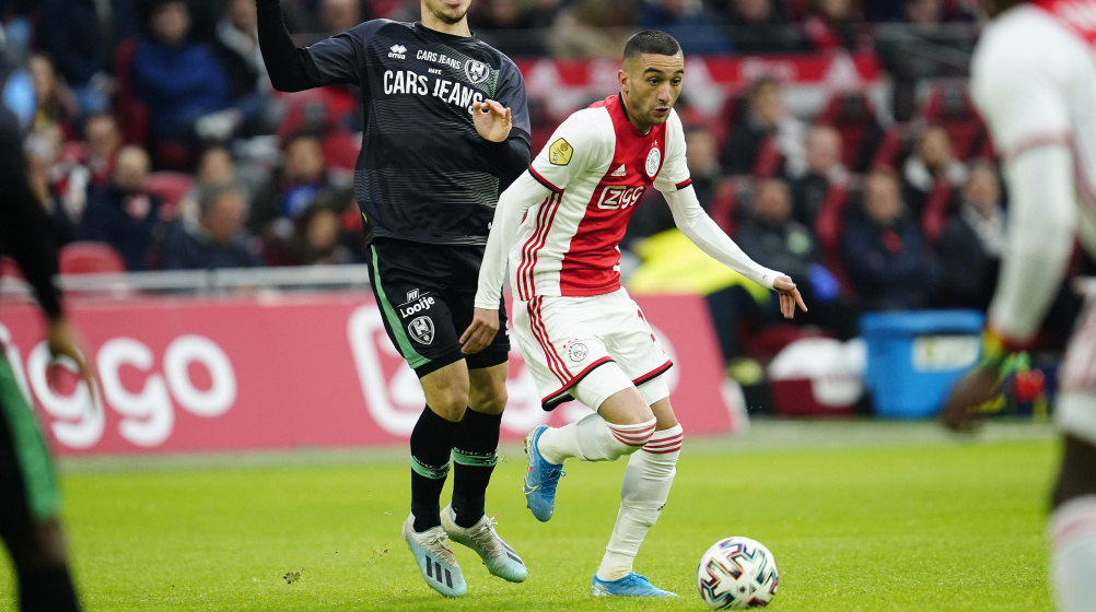 Ziyech nog niet voldoende hersteld: Ajax zonder spelmaker tegen Getafe