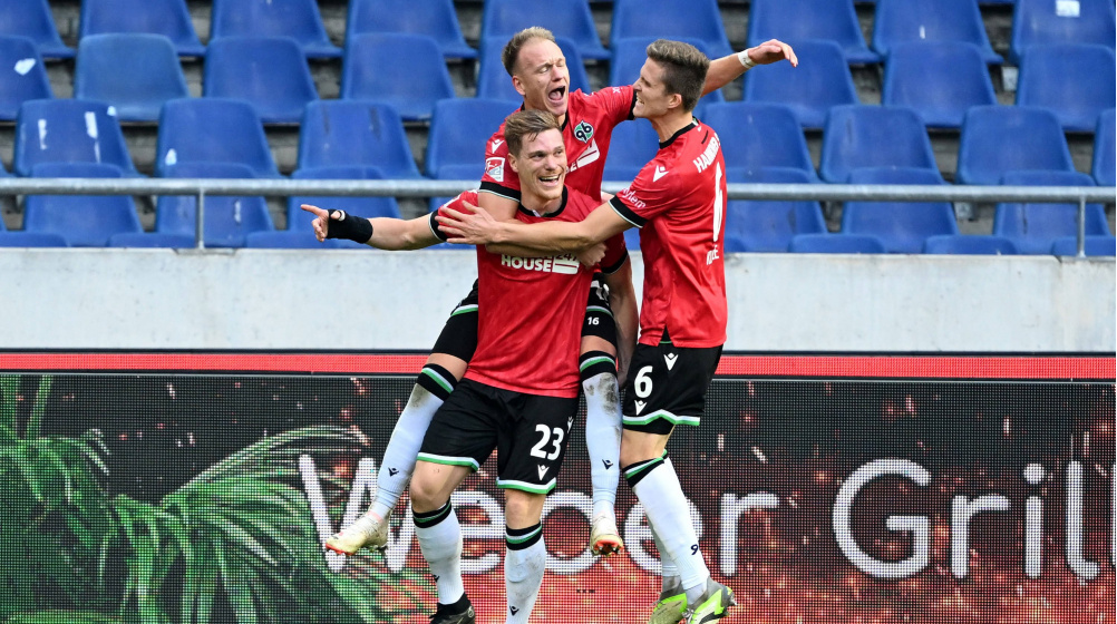 Hannover 96 schiebt sich mit Derbysieg gegen Braunschweig auf Rang 3