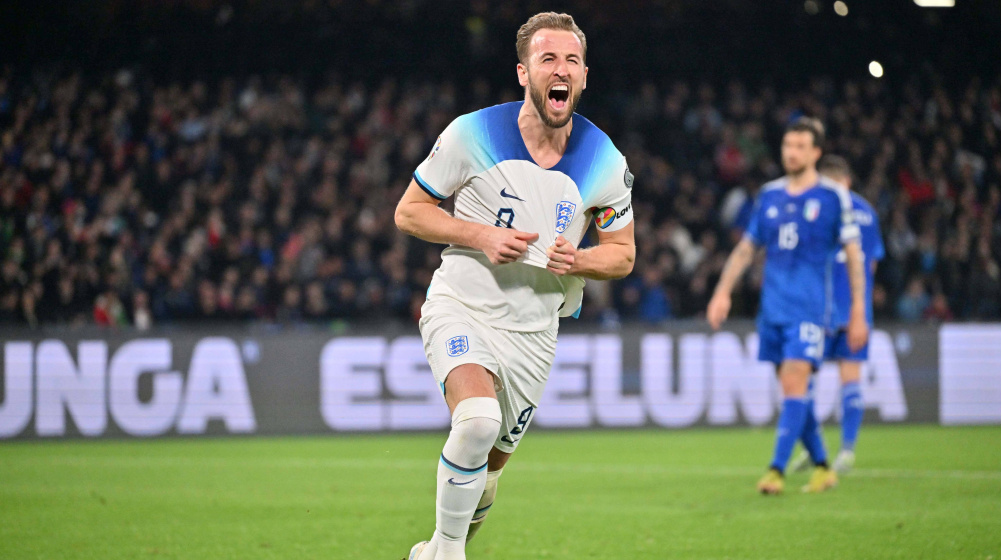 England feiert in Italien erfolgreichen Start in EM-Quali – Kane alleiniger Rekordtorschütze