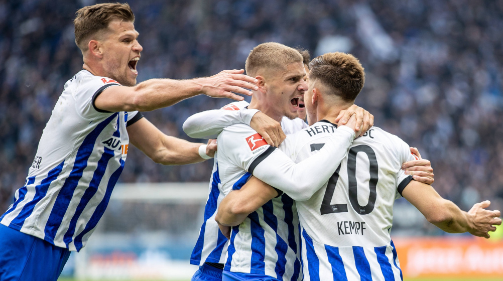 Big Points für Hertha, TSG & Augsburg: Stuttgart und Bochum rutschen auf Rang 16 und 17