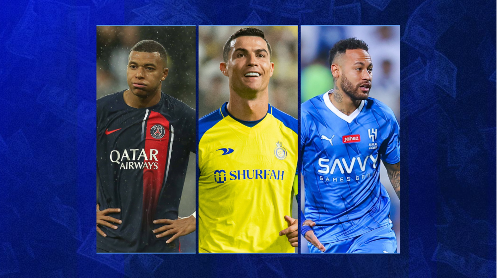 The highest-paid footballers in 2023: Ronaldo reclaims top spot, Mbappé drops to fourth