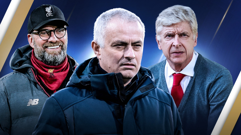 The highest spending managers since 2000: Mourinho almost €1bn ahead of Klopp