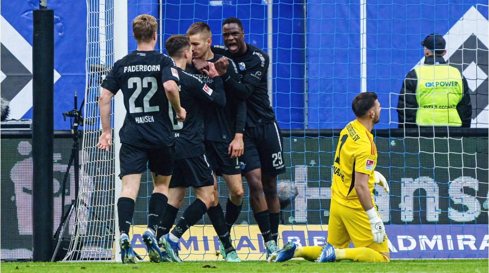 2. Bundesliga: Paderborn fügt HSV 1. Heimpleite zu – FCK unterliegt Hertha BSC