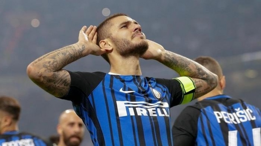 ‘Hat-trick’ de Icardi dá vitória ao Inter no dérbi com AC Milan